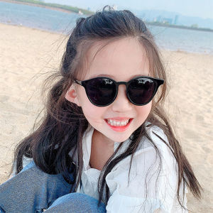 Geovannery Kacamata Hitam Anak Berwarna Permen Fashion Kacamata Hitam Bingkai Bulat Kecil Di Dalam Kacamata Lucu Trendi COD