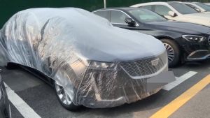 Sarung Cover Mobil Bening Transparan Plastik Tebal Untuk Semua Jenis Mobil