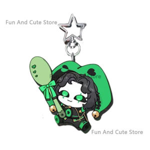 Game The Freak Circus Pierrot Harlequin Teresa Cosplay Costume Key Chains Acrylic Keychain Pendant Gifts