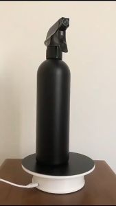 Spray Bottle 500ML Plastic Mist Water Sprayer Black Empty Spray Bottle Alcohol Disinfectant Dispenser Refillable Reusable Empty Spraying Bottles Anti-Degradation Leak-Proof Sprayers for Home Garden Plant Kitchen