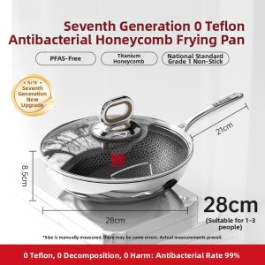 KBH | Titanium Non-stick Stainless Steel Wok