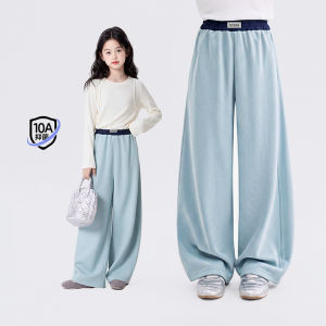 Autumn and Spring New Style Children Girls Jogger Pants Scimitar Design