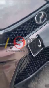 Perodua Bezza 2021-2024 Front Grill Glossy Black (Mini Cooper Style) RS/GR Grilled Plug And Play Honeycomb