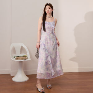 Plus Size Elegant Purple Dress Set