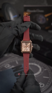 Jam Tangan Wanita Expedition Multifunction EX 6618 BFRRGLNDR Rose Gold Dial Red Rubber Strap