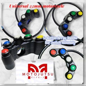 Handle Switch Universal 22mm 5-Button for motorcycle