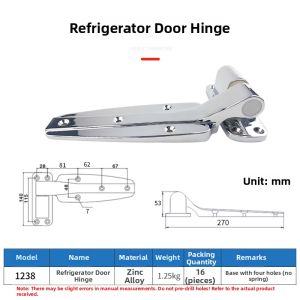 Detachable Hinges for Freezer Industrial Oven Doors