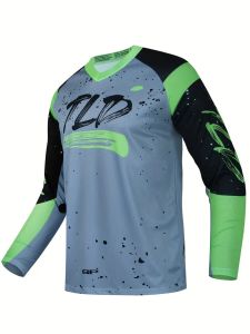 TLD Summer Cycling Clothing Mens Outdoor Sports Mountain Bike Bicycle Clothing Breathable Quick-Drying Multi-Color off-Road Motorcycle Clothing