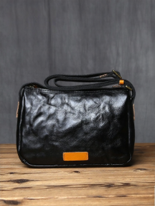 BOLIAO | Fashion High-end Leather Small Bag For Young Men 1pcs