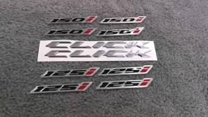 Motorcycle 3D Sticker 125i 150i Motorcycle Modified Waterproof Soft Rubber Body Decoration Sticker Suitable for Honda 125i 150i