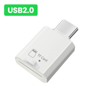 Đầu Đọc Thẻ Nhớ Mini USB-C TF Tốc Độ Cao Bộ Chuyển Đổi Thẻ Nhớ Cho PC Laptop Điện Thoại - Bộ Chuyển Đổi Type C Male Sang TF