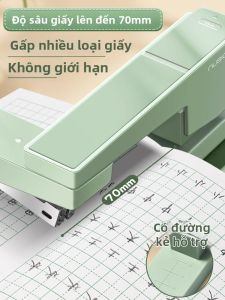 deli | Máy Ghim Đa Năng Lớn Quay 360 Độ với Thiết Kế Chắc Chắn và Thẩm Mỹ