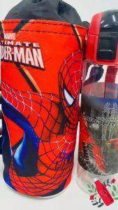 Comel Cartoon Water Bottle Carrier Water Bottle 470ML Set