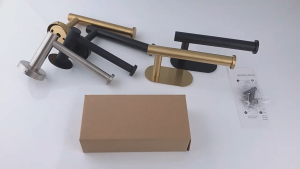 [SG Stock]SUS 304 Stainless Steel 3M  Adhesive Toilet Roll Holder for Kitchen and Bathroom Punch Free