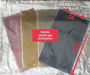 READY STOK OPP FLOWER PLASTIK PARCEL SNAK ISI 12PCS  [UK36X60CM]
