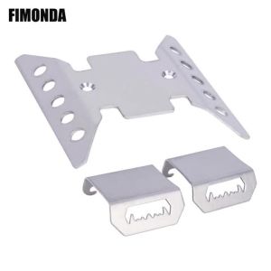 Stainless Steel SCX10 III Axle Protector Skid Plate Chassis Armor for 1/10 RC Crawler Car CJ7 (AXI03008) Upgrade Parts