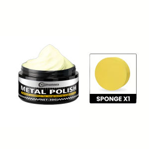 Metal Polish with Citric Acid - Multi-Purpose Brightener & Protector for Kitchen Bathroom & Automotive Use Easy-to-Apply Metal