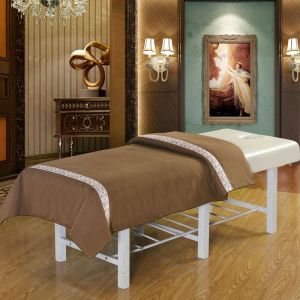 Thickened Beauty Salon Quilt Summer Air Conditioning Quilt Polyester Fiber Filling Flannel Fabric Bedding Cover for Sale