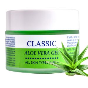 ไทยครีม เจลนวดหน้า อโลเวร่า Thaicream classic aloe vera gel สูตร ว่านหางจระเข้ แตงกวา