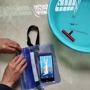 3-Layer Swimming Waterproof Waist Bag Drift Seal Beach Bag Mobile Phone Outdoor Waist Bag Card Waterproof Waist Bag Lightweight Sports Shoulder Bag