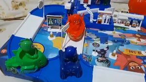 Newly PJ Mask Parking Lot Track Racing Cars Boys Toys Kids Car Gift Building Block DIY Cartoon Characters Toy