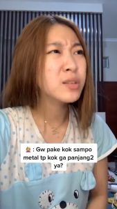 Sampo Metal Shampo Pemanjang Rambut Wanita - Shampoo Obat Pelurus Rambut Panjang Permanen Cepet