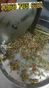 Máy thái sung chạy điện - Máy thái hoa chuối - Bảo hành 12 tháng