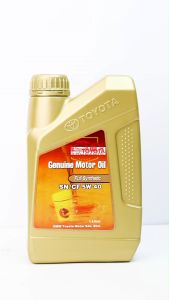 ON SALE! 2PCS SET ENGINE OIL 4L TOYOTA GOLD for ALL TOYOTA CARS (Toyota Oil 5w40 4L) / Genuine toyota motor oil Fit for gasoline and diesel Fully synthetic upgrades engine parts rides replacement toyota parts