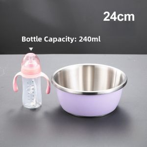 Food Grade Stainless Steel Baby Bottle Sterilizing Sink Specialized Pot for Boiling And Draining Durable Nordic Style Design