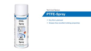 WEICON PTFE-Spray 400ml heat-resistant dry lubricant with non-stick effect