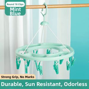 CHAHUA | Multi-Clip Round Disk Multi-Function Clothes Drying Rack