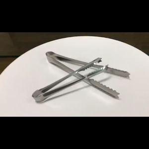 Newyorkbigsale ที่คีบอาหาร ปากจระเข้ ที่คีบสแตนเลส No.Y1387