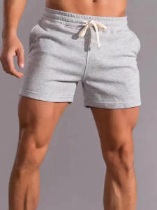 Mens Casual Lace-Up Shorts Large Size Straight Leg Summer Shorts Comfortable Breathable Regular Fit Solid Color Everyday Shorts