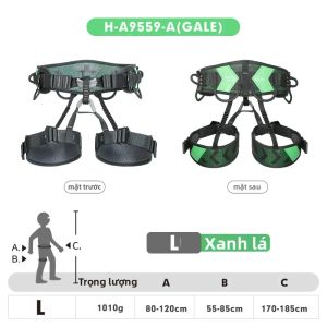Xinda | Dây Đai Leo Núi Đa Năng Xinda Thoáng Khí An Toàn Nửa Thân Thiết Bị Ngoài Trời Dành Cho Hoạt Động Ở Độ Cao Lớn