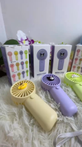 Mini Cute Handheld battery fans for Summer Outdoor Travel and Office Desk Girl Handheld Fan