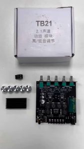 แอมป์จิ๋ว ZK-MT21 ลำโพง บลูทูธ 5.0 50WX2+100W 2.1 สีเท้าเทียน การเสียง ชุ่มชื่น