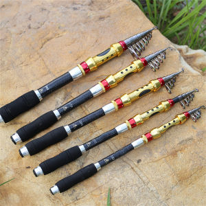 Cần Câu Thu Gọn 1.8-3.6M 99% Sợi Carbon Cần Câu Tay Quay Thu Gọn Cho Biển Sông Hồ - Cần Câu Nhẹ Di Động