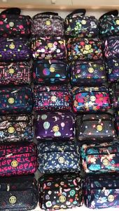 Túi đeo chéo họa tết vải dù chống thấm nước cao cấp size 24cm 4 NGĂN