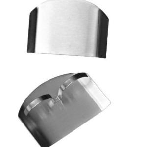 △ Stainless Steel Finger Protector Kitchen Knife Cutting Cooking Finger Protector Safe Kitchen Durable Chop Shield Cut Gadge