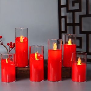 Nến Điện Tử Chạy Pin Tạo Ánh Sáng Như Nến Thật - Đèn Thờ Chạy Pin Tặng Kèm 1.5V PanLeapon - An Toàn Không Sinh Nhiệt