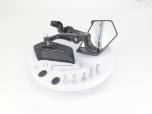 Motorcycle blade rearview mirror large field of view universal reflector