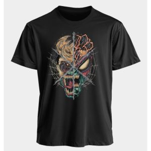 เสื้อยืดมาร์เวลสำหรับผู้ชายและผู้หญิง สไปเดอร์แมน เวนอม ไอรอนแมน ฤดูร้อน สไตล์อเมริกัน ฤดูใบไม้ผลิและฤดูใบไม้ร่วง สปอร์ต พังก์ ฮาราจูกุ แขนสั้น