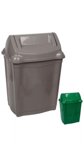 Thùng rác nắp lật nhựa VIỆT NHẬT - Cỡ nhỏ 5/10/15L để phòng ngủ vệ sinh bàn làm việc - 5318