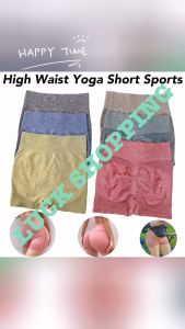 High Quality Ladies High Waist Yoga Short Sport Outdoor Cycling Fitness Running Slimming Shorts Women Tight hip-boosting