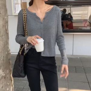 Áo Cadigan Len Nữ Hàng Cúc Trước Form Vừa Dễ Mix Đồ Len Mềm Mịn Cao Cấp 3423