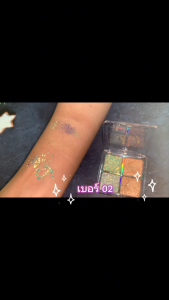 ขายดี พาเลทอายแชโดว์ BEEN ANNA Moon Maiden 4 ช่อง เนื้อชิมเมอร์ เนื้อกลิตเตอร์ No.B1001