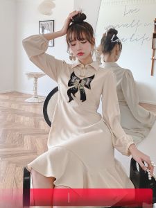 JK&JS | Áo Dài Thanh Lịch Tay Dài Mùa Xuân và Thu