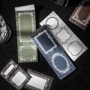 Sổ Tay Ghi Chú Starry Sky Retro Frame Có Thể Xé Được Sổ Tay Ghi Chú Viết Được Màn Hình Nền Dán Nhãn Nhãn Dán Văn Phòng Phẩm