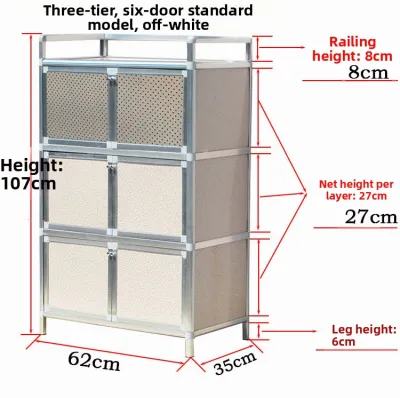JILAIYAO | Aluminum Easy-Assembly Kitchen Cabinet
