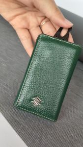 Dompet Gantungan Kunci Motor dan Mobil Logo Bahan Kulit Motif Jeruk Elegant